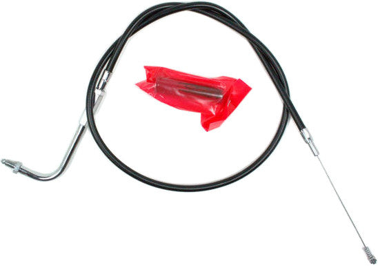 Motion Pro Black Vinyl Idle Cable - 06-0196 For Harley 1990-1995