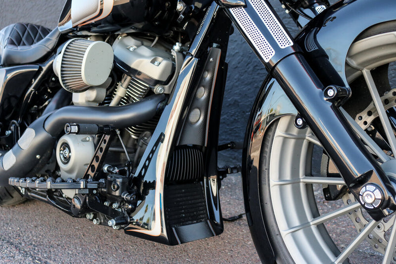 Paul Yaffe Bagger Nation Dimple DIE Swoop Chin Scoop ` T - SCS-17L-P-DD For Harley Motorcycles 2017-2020