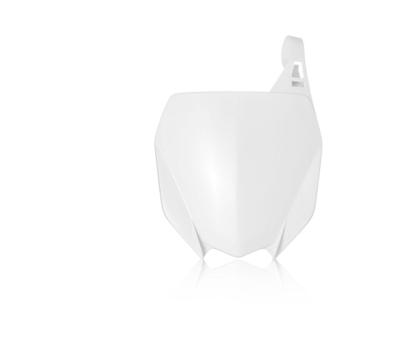 Acerbis Front Number Plate White - 2685860002 Yamaha Dirt Bikes 2018-2026