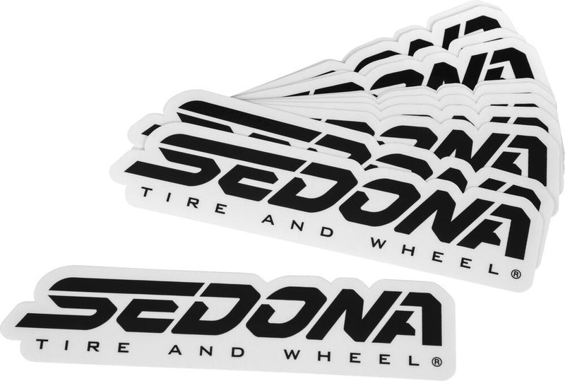 Sedona 87-8301B SEDONA 20PK BLK 6" SEDONA DECAL PACK OF 20 BLACK
