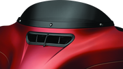 Kuryakyn 1389 Smooth Windshield Trim 14-Up Touring Gloss Black - User 1