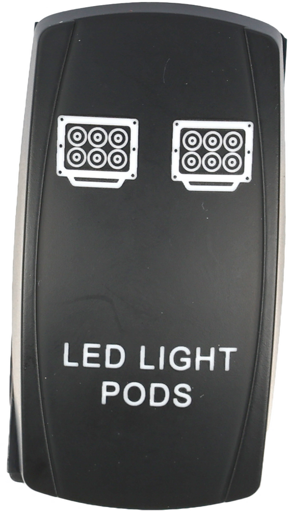 Flip 12-9073 SC1-AMB-L15 LED LIGHT PODS LIGHTING SWITCH PRO SERIES BACKLIT