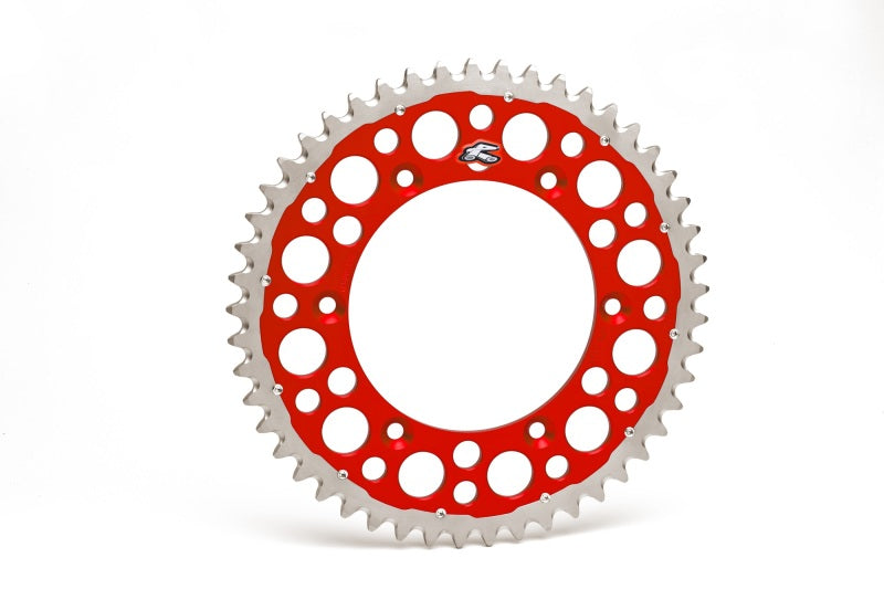Renthal 1540-520-48GPRD 96-18 Honda CR250R/ CRF150/250R/450R/X/ XR 250R/650RRear Twinring - Red 520-48P Teeth - User 1