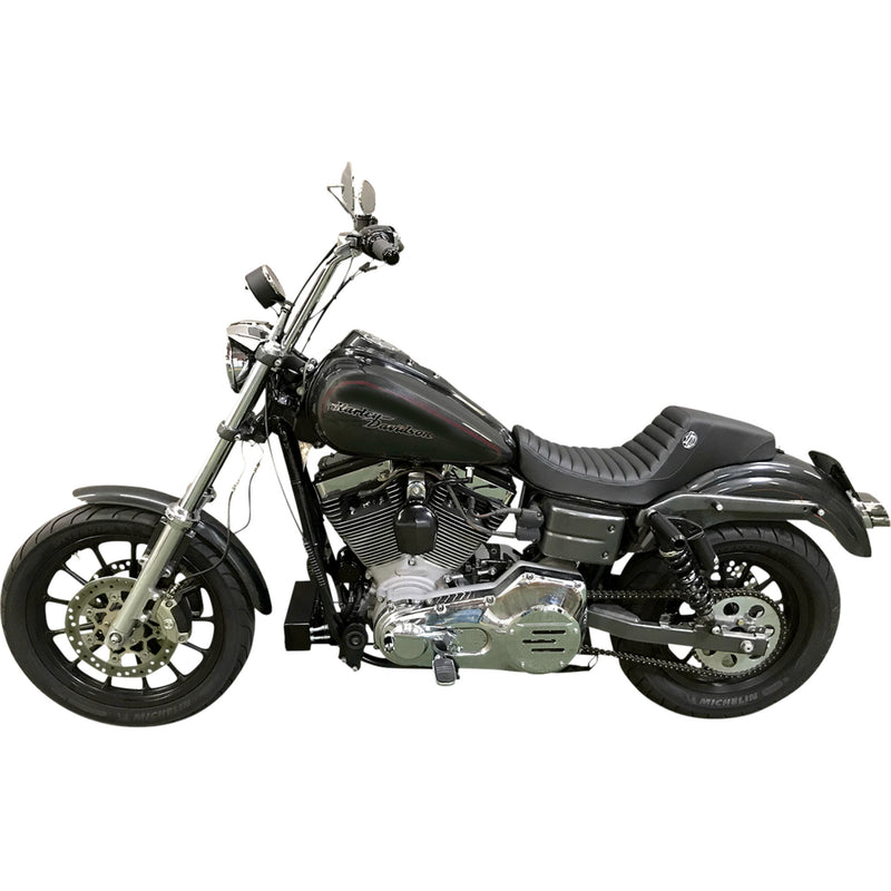 Ultracool 3.0 Below Regulator Mount Oil Cooler With Fan Kit For Dyna Gloss Black Dyna - DY-1G For Harley Dyna 1993-2017