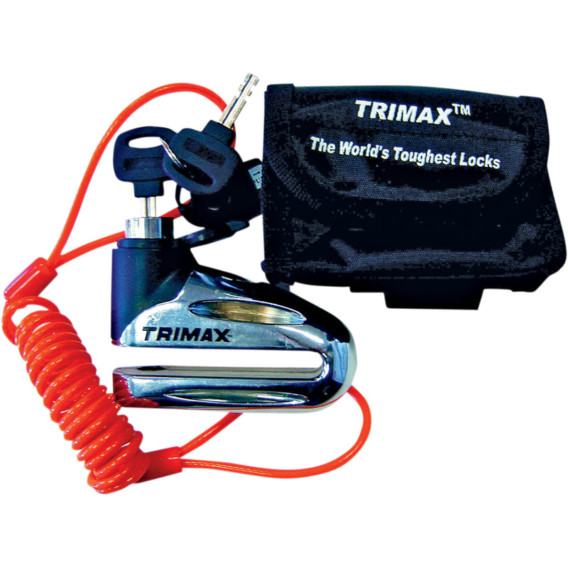TRIMAX 4010-0182 T665LC Rotor/Disc Lock Disc Lock - Chrome - 10mm