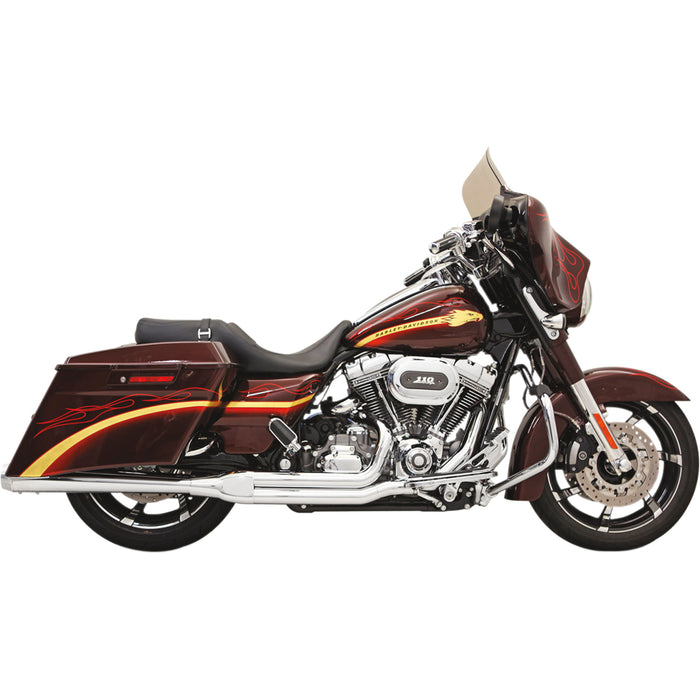 BASSANI XHAUST 1800-1237 FLH-737 Road Rage 2:1 Touring Exhaust - Chrome