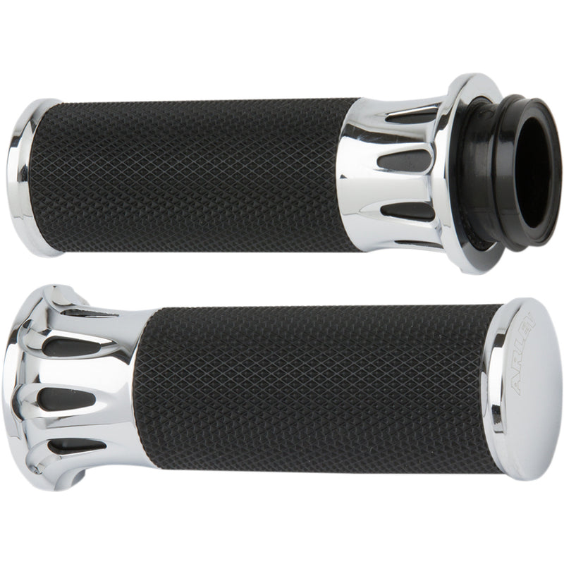 Arlen Ness Deep Cut Fusion Grips - 07-316 For Harley Motorcycles 1976-2022