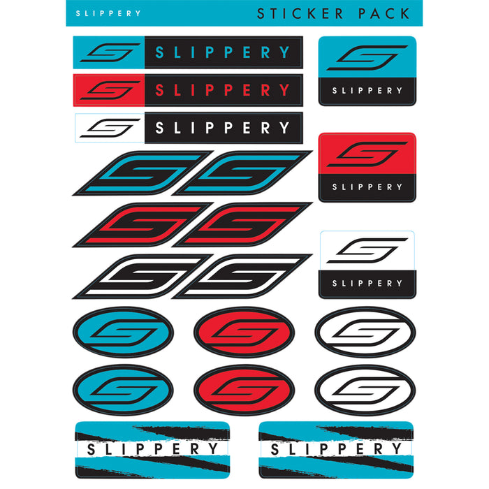 SLIPPERY 4320-2453 Decals Sticker Pack Slippery Decal - Sheet