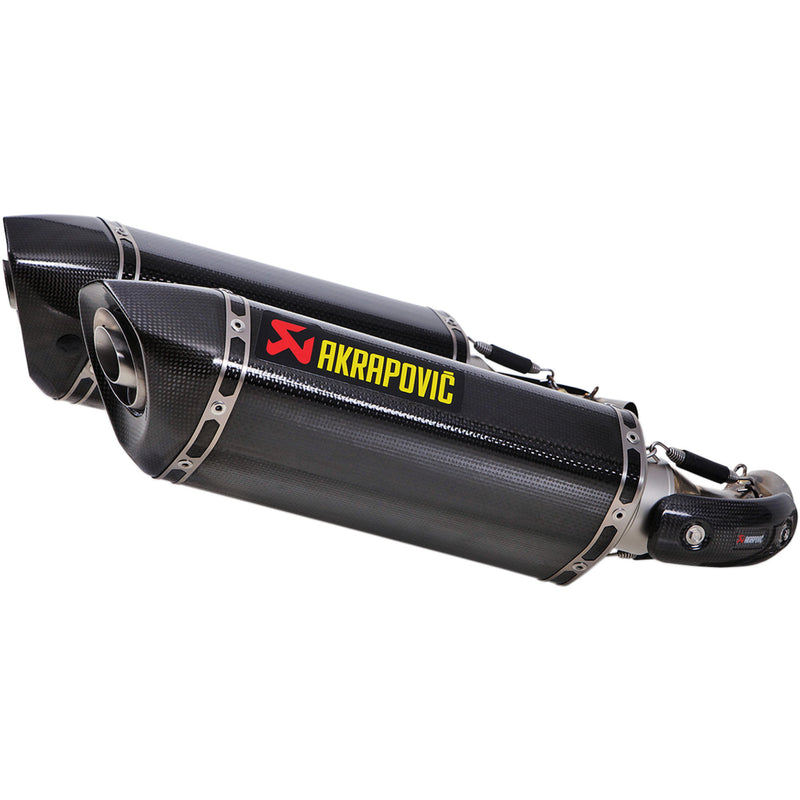 Akrapovic Slip-On Line Muffler - S-D10SO7-HZC Ducati Monster 2008-2014