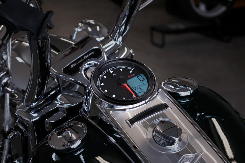 Koso North America HD-05 4.5" Gauge Black Bezel `04-17FXD 04-10FXST 04-13FLHR - BA072110 For Harley Motorcycles 2004-2013