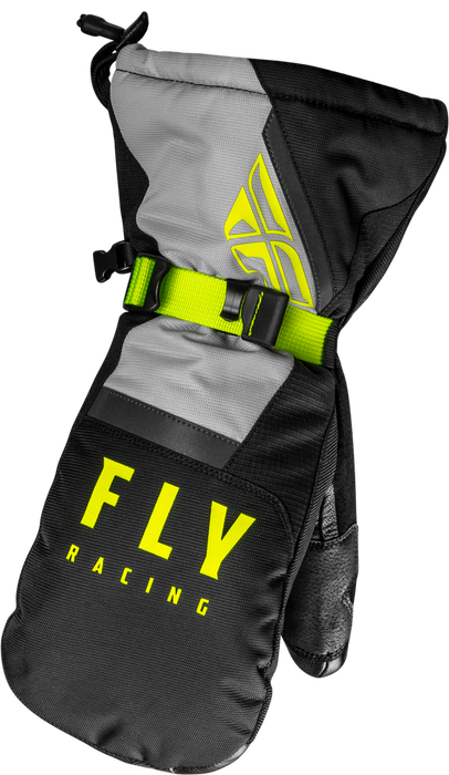 Fly Racing 363-3931S 363-3931S CASCADE MITTENS BLACK/GREY/HI-VIS SM