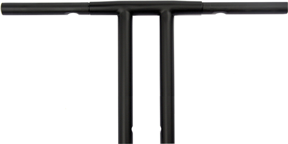 Wild 1 830-0566B WO566B CHUBBY 10" FLATLINE BAR SATIN BLACK