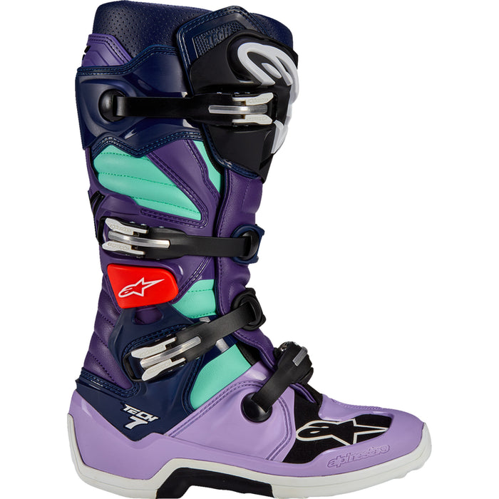 ALPINESTARS Limited Edition Imperial Tech 7 Boots Purple/Blue/Black - US