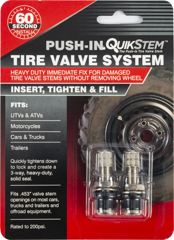 Hardline 85-0455 QS-1 TIRE VALVE SYSTEM PUSH-IN QUIKSTEM