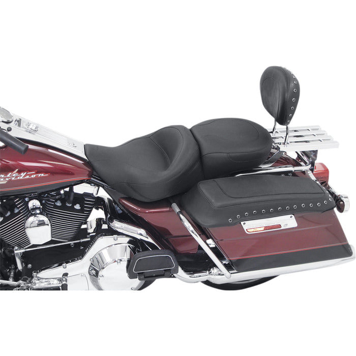 MUSTANG 0805-0029 75464 One-Piece 2-Up Ultra Touring Seat - Vintage Wide Touring Seat - Road King '97-'07