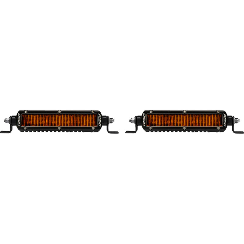 RIGID INDUSTRIES 2001-2797 906705 SR-Series Lightbar with Amber Pro Lens SR-Series Spotlight - 6" - Amber Lens