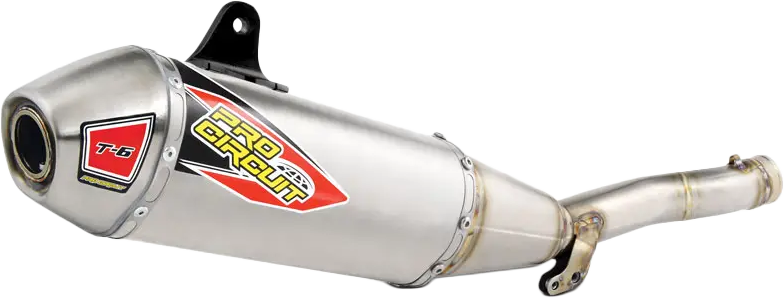 Pro Circuit 794-1658 0132645A T-6 STAINLESS SLIP-ON W/REMOVABLE SPARK ARRESTOR