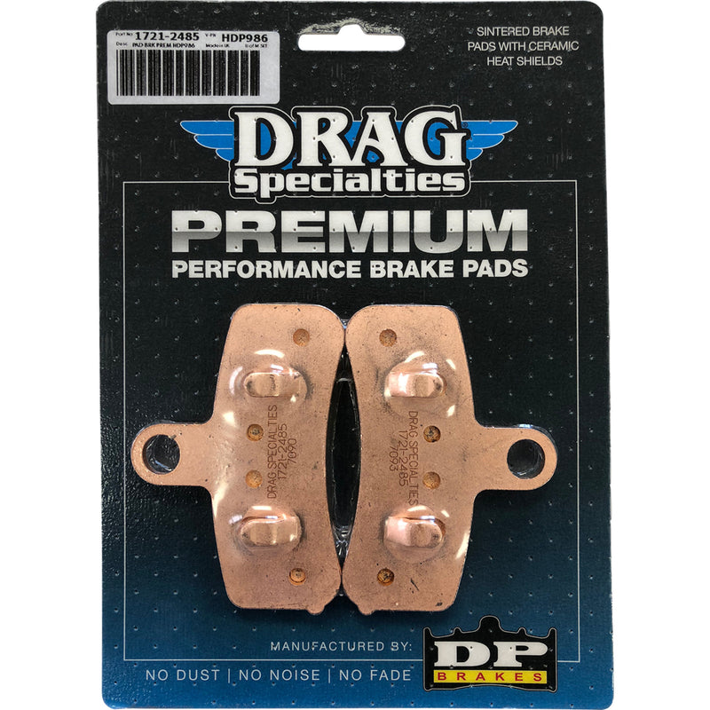Drag Specialties Brake Pad - 1721-2485 For Harley Motorcycles 2008-2017