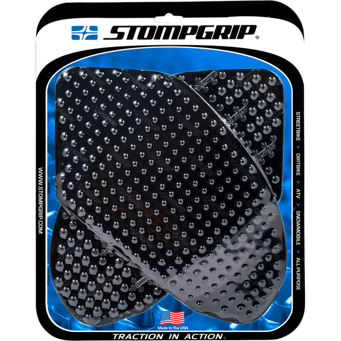 STOMPGRIP 4320-1075 55-10-0019B Volcano Profile Traction Pad Tank Kit Traction Kit - Black - Honda