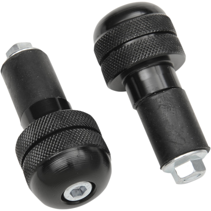 K&S TECHNOLOGIES 156005 15-6005 Anti-Vibration Handlebar End Bar End - Anti-Vibrating - Black