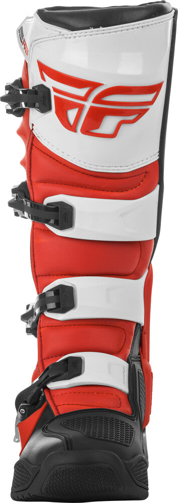 Fly Racing FR5 Boots RED Black White SZ 12