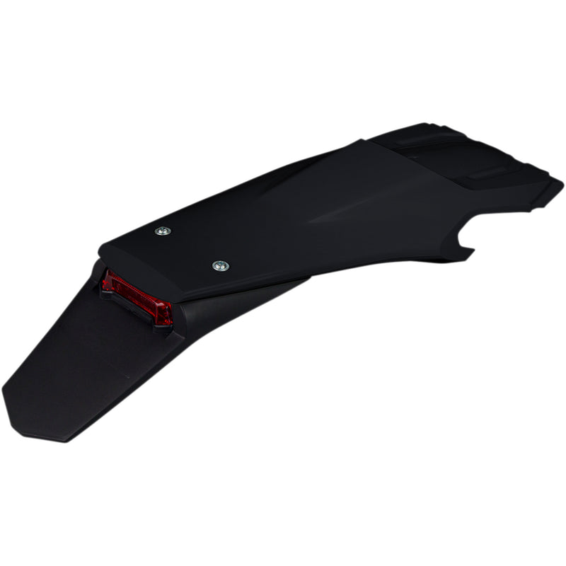 UFO 1403-3020 HU03398001 Enduro Rear Fender with light - black