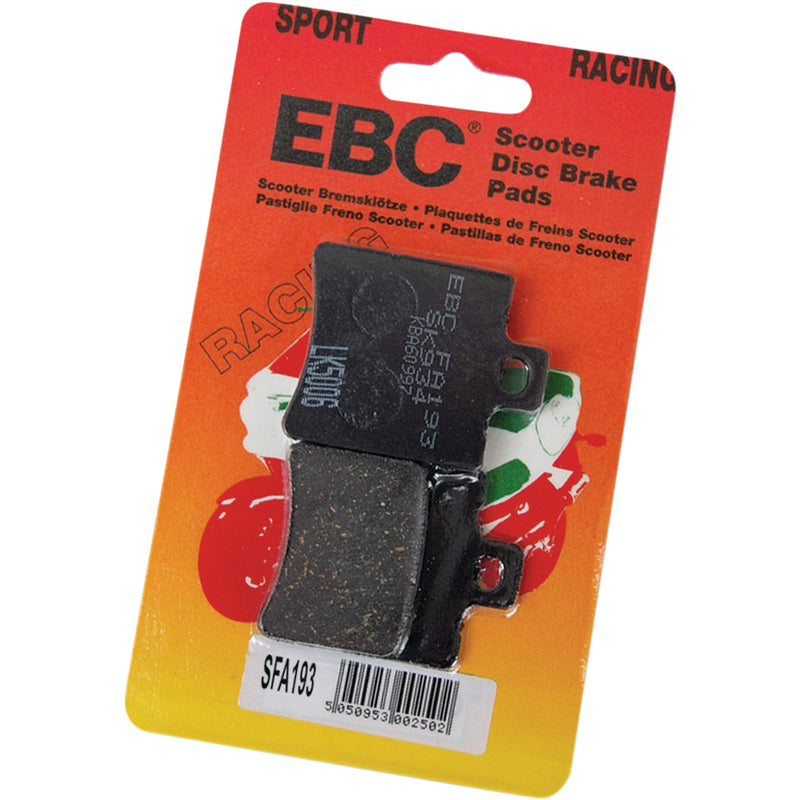 EBC Brake Pad - SFA193 For Aprilia Motorcycles 1995-2014 | Malaguti Phantom 50 / Ciak 50 / Jetline 50 / Firefox 50 1998-2004