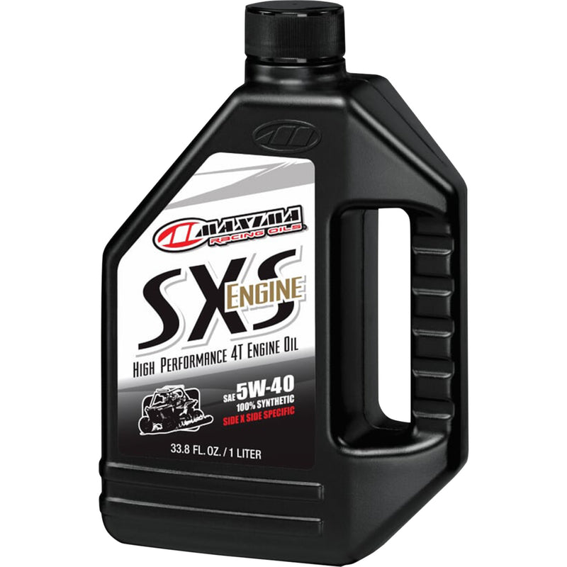 MAXIMA RACING OIL 3601-0778 30-46901 SXS 100% Synthetic 4T Engine Oil SXS UTV Synthetic 4T Oil - 5W-40 - 1L