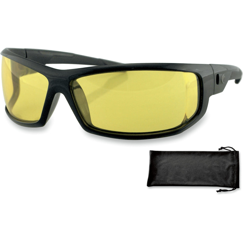 BOBSTER 2610-0608 EAXL001Y AXL Sunglasses gloss black - yellow