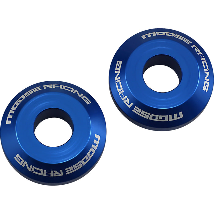 MOOSE OFFROAD 0222-0533 W16-4302L Fast Wheel Spacer rear - blue - yamaha