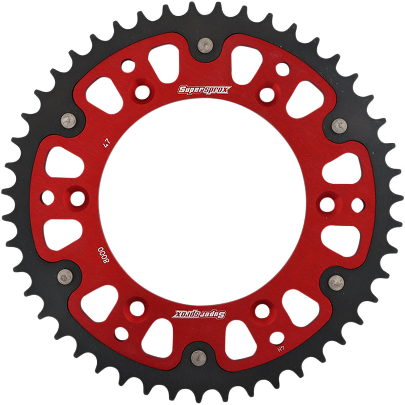 Supersprox Sprocket - RST-8000-47-RED Beta Dirt Bikes 2012-2018