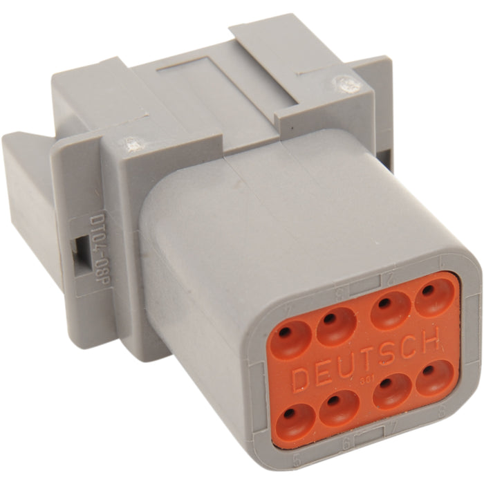 NAMZ 2120-0047 DR-8G Deutsch DT Sealed Connector Component — Wiring Connector Deutsch Receptacle - 8 Pin - Gray
