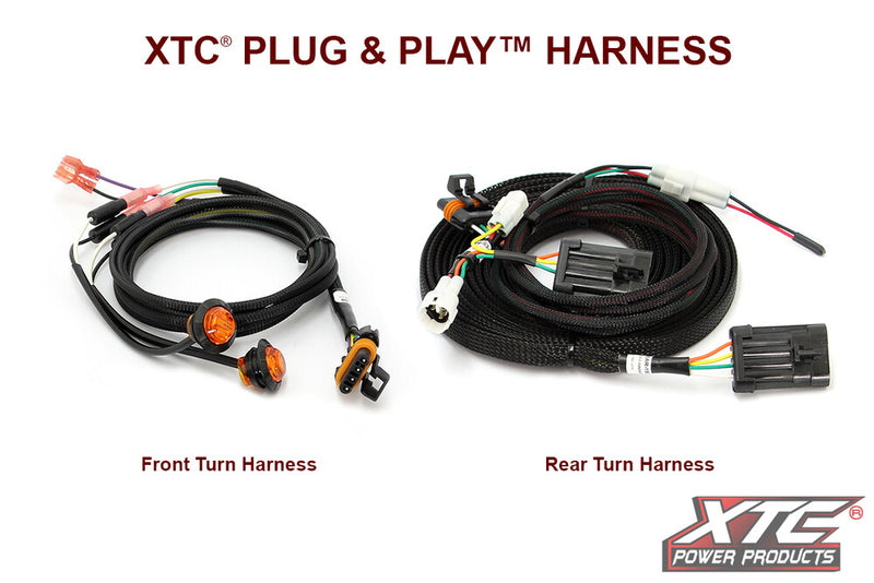 Xtc Power Products Auto Turn Signal Kit W Horn AND Front DRL Lights CAN Yamaha UTVs - ATS-YAM-S4-DRL Yamaha UTVs 2019-2025