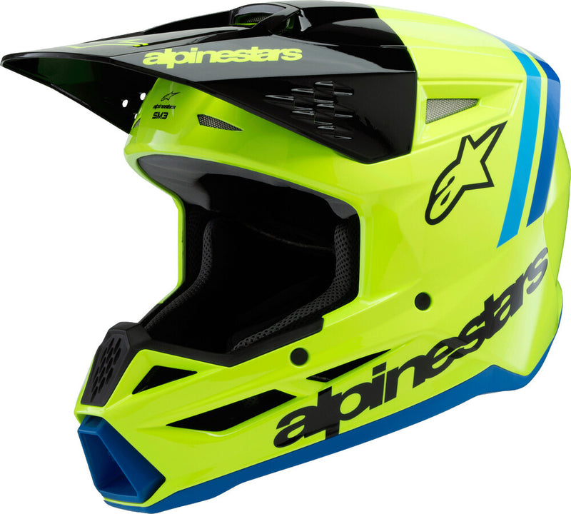 alpinestar dirt bike helmets Alpinestars Supertech M10 Aeon Helmet Bright Red/Blue Glossy / Large M10 shell sizing solution ensures each helmet fit size has its own appropriate shell size to deliver the most anatomical solution for the wide variety of fit needs Missile Tech Solid Helmet