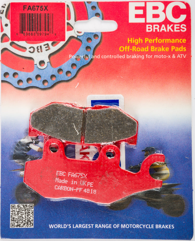 Ebc Brake Pads Carbon X Series - FA675X Yamaha UTVs 2014-2018