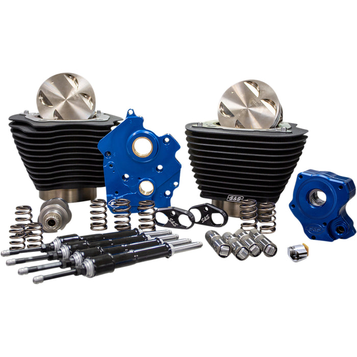 S&S CYCLE 0904-0091 310-1057B 124" Power Package Engine Performance Kit - Chain Drive