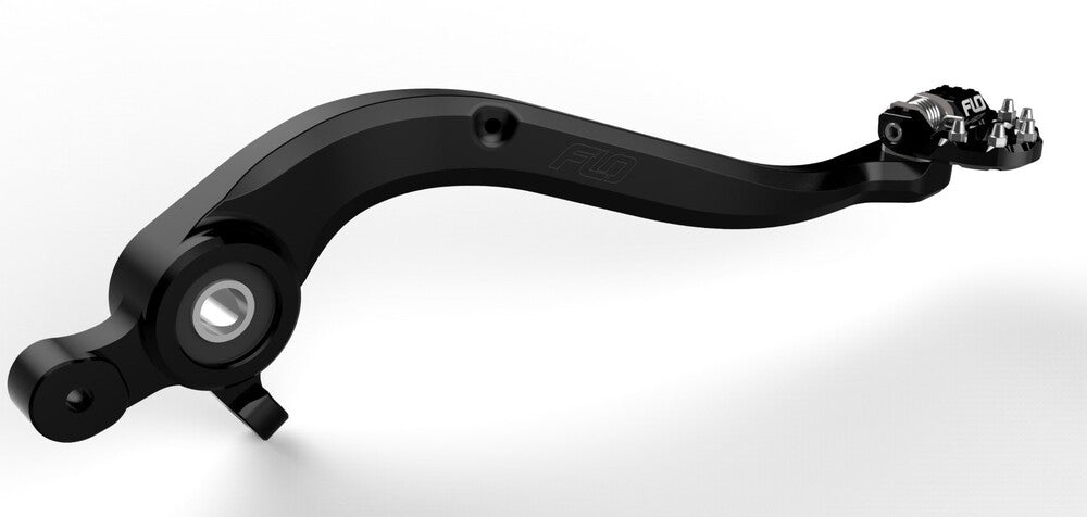 Flo Motorsports 122-91521BK MXBP-521BLK FOLDING TIP BRAKE PEDALS BLACK