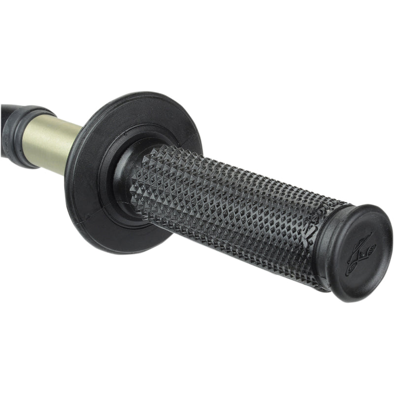 RENTHAL 0630-1696 G198 Ultra Tacky Dual-Compound Grips Grips - Ultra Tacky - Half Waffle - Tapered