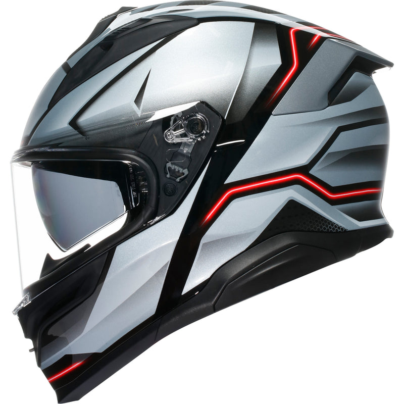 AGV K7 Jaeger Helmet - Black/Silver
