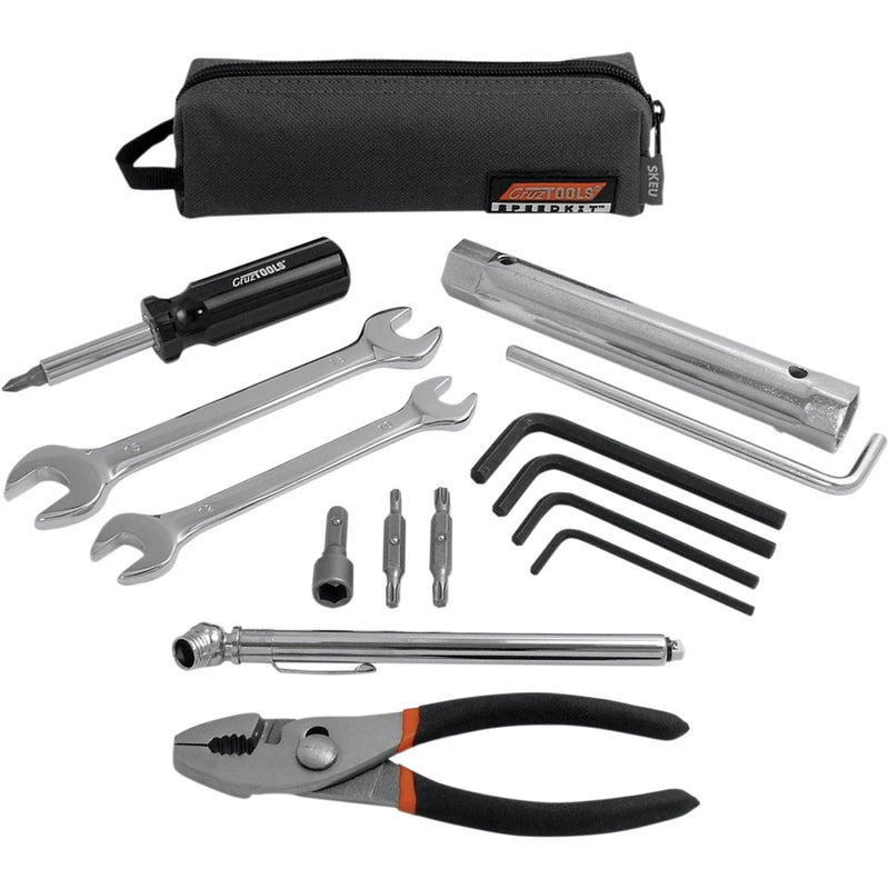 CRUZTOOLS 3812-0042 SKEU Speedkit™ Tool Kit for BMW/KTM/Triumph Tool Kit - Ultra-Compact - Zipper Pouch - BMW/KTM/Triumph