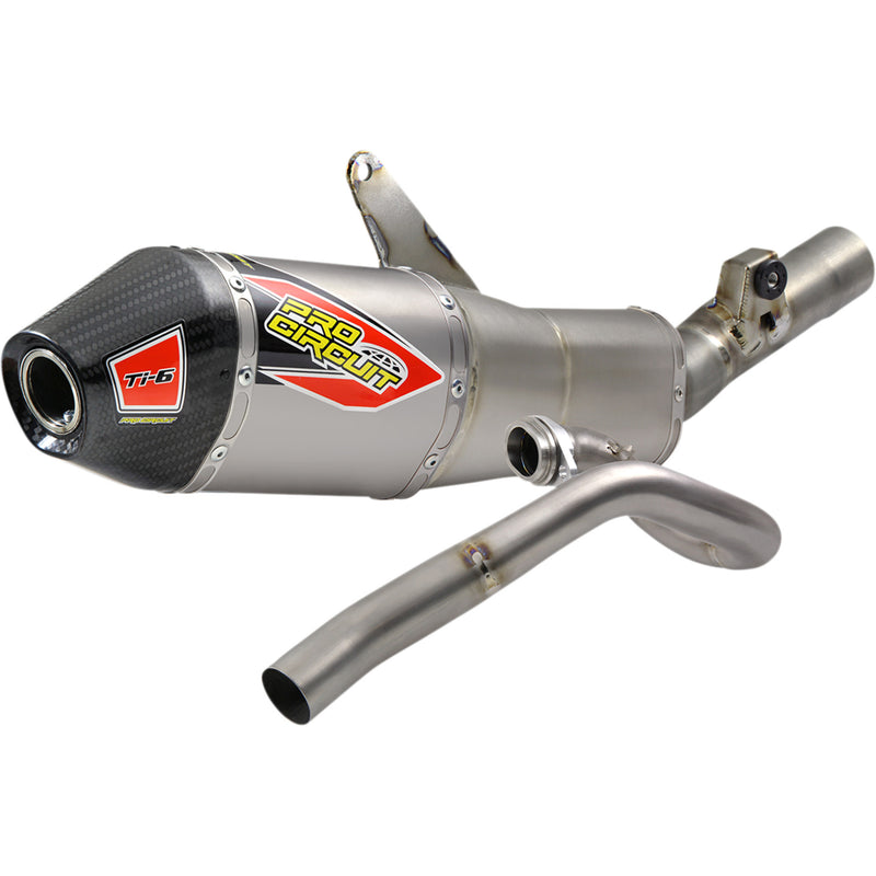 Pro Circuit Ti-6 1-Into-1 Exhaust System - 0312145F Honda CRF450R / CRF450RX 2021-2025