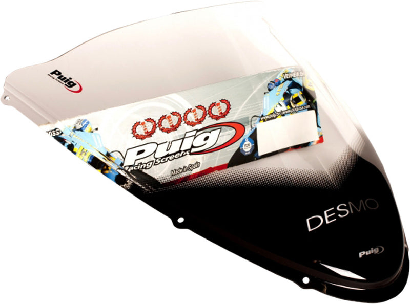 Puig Hi-Tech Parts Windscreen Racing Clear - 4667W Ducati Motorcycles 2007-2011