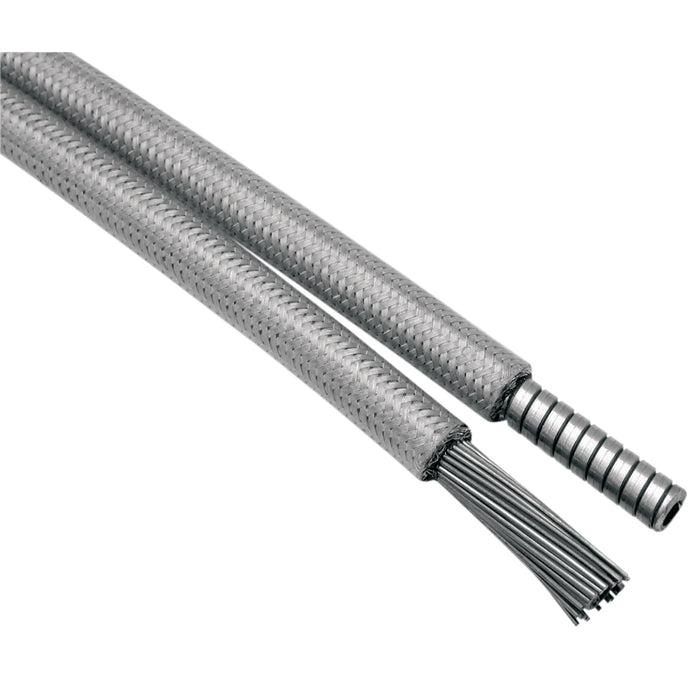 MOTION PRO 0652-0192 67-0160 Armor Coat Braided Stainless Steel Clutch Cable - Longitudinally Wound