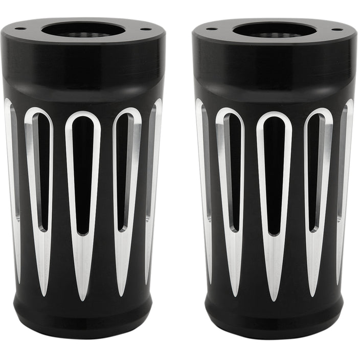 ARLEN NESS 0411-0087 20-034 Aluminum Fork Boot Covers — Deep Cut - FL