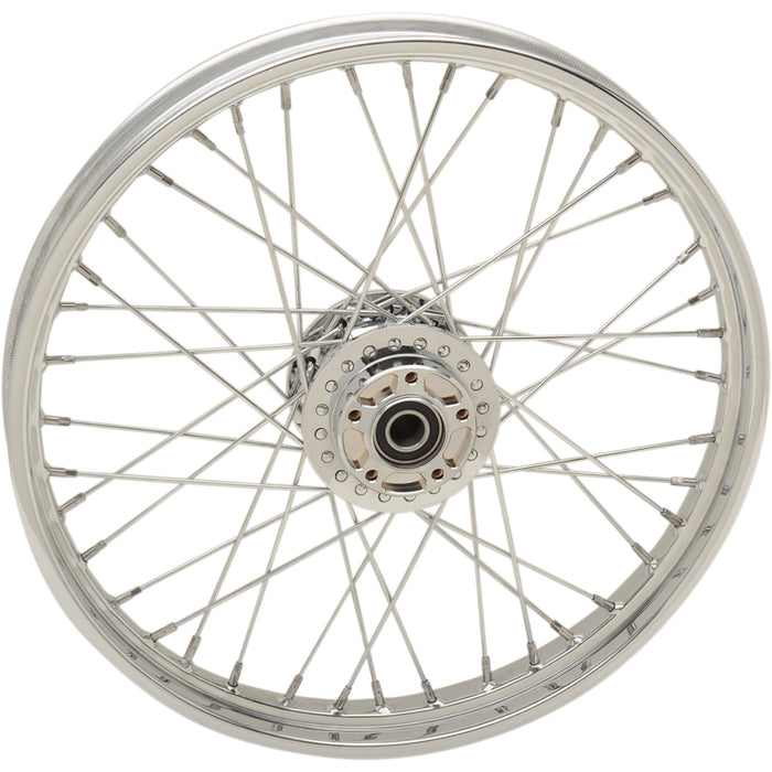 DRAG SPECIALTIES 0203-0634 Replacement Laced Wheel Wheel - Laced - 40 Spoke - Front - Chrome - 21x2.15 - '08-'17 FXD