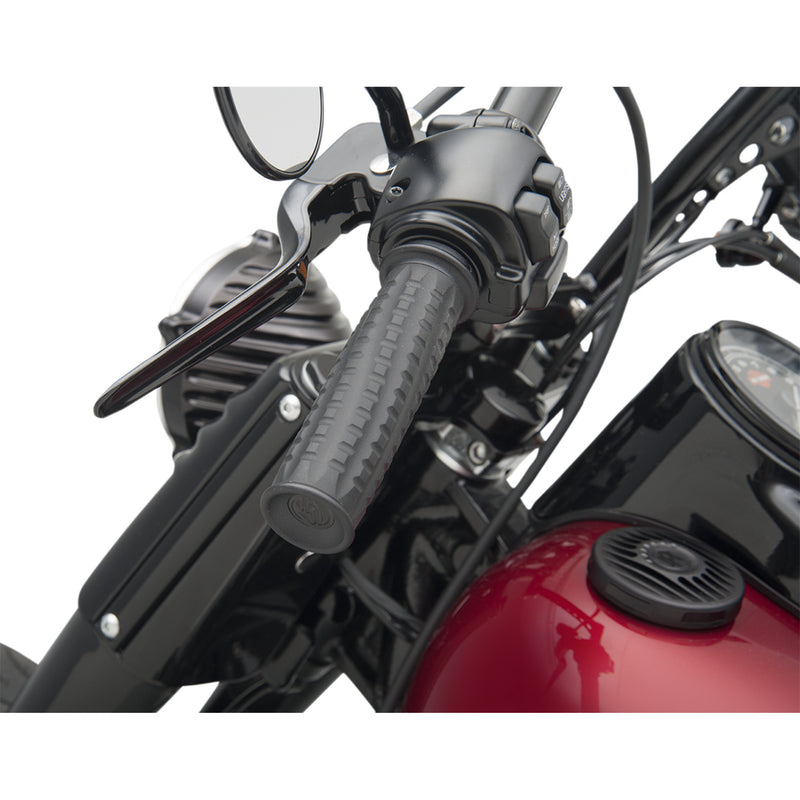 Rsd Traction Grips - 0063-2067-SB For Harley Motorcycles 1980-2022