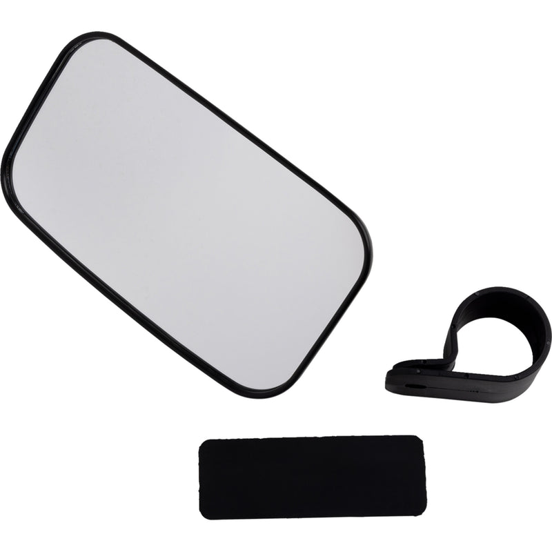 MOOSE OFFROAD 0640-0386 56-18029A UTV Inside/Outside Rear View Mirror Mirror - Rear View - Rectangle - Black - 1-3/4"