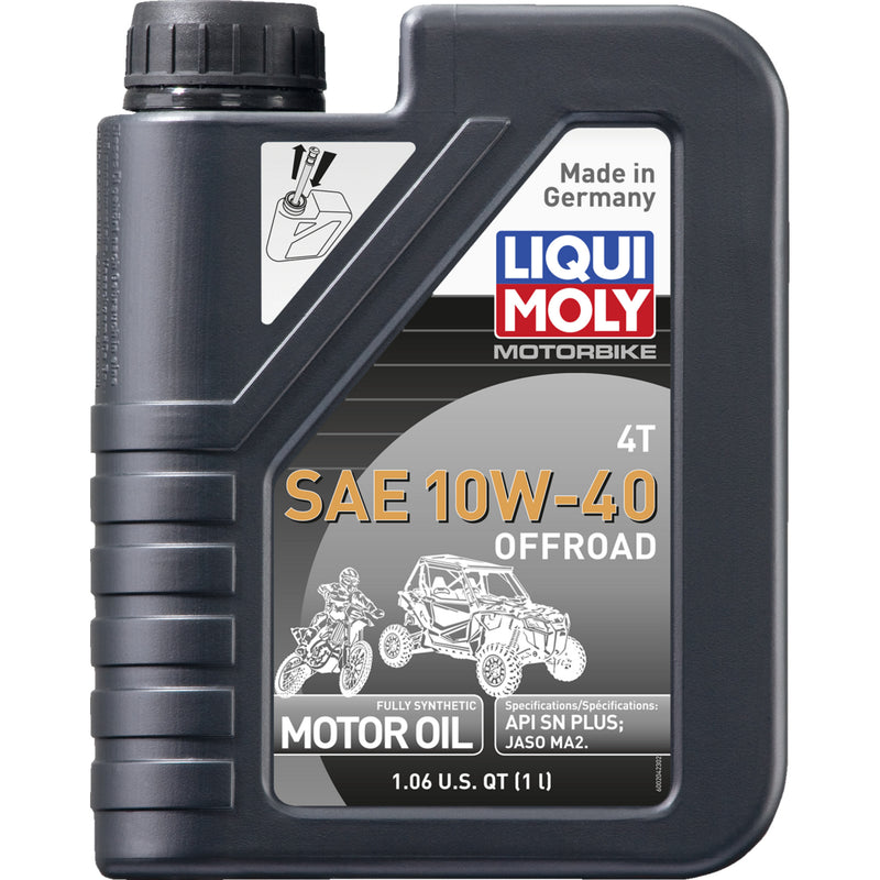 LIQUI MOLY 3601-0700 20082 Offroad 4T Synthetic Engine Oil Offroad 4T Oil - 10W-40 - 1L