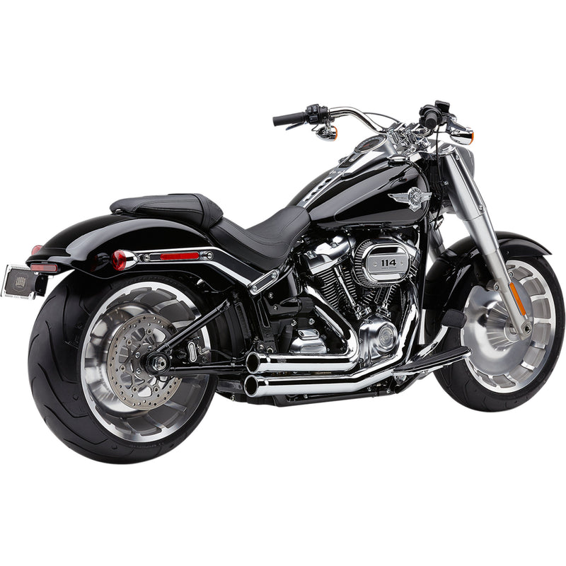 Cobra Speedster Short 2-Into-2 Exhaust System - 6715 For Harley Softail 2018-2022