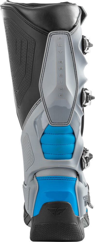 Fly Racing FR5 Boots Grey Blue SZ 07